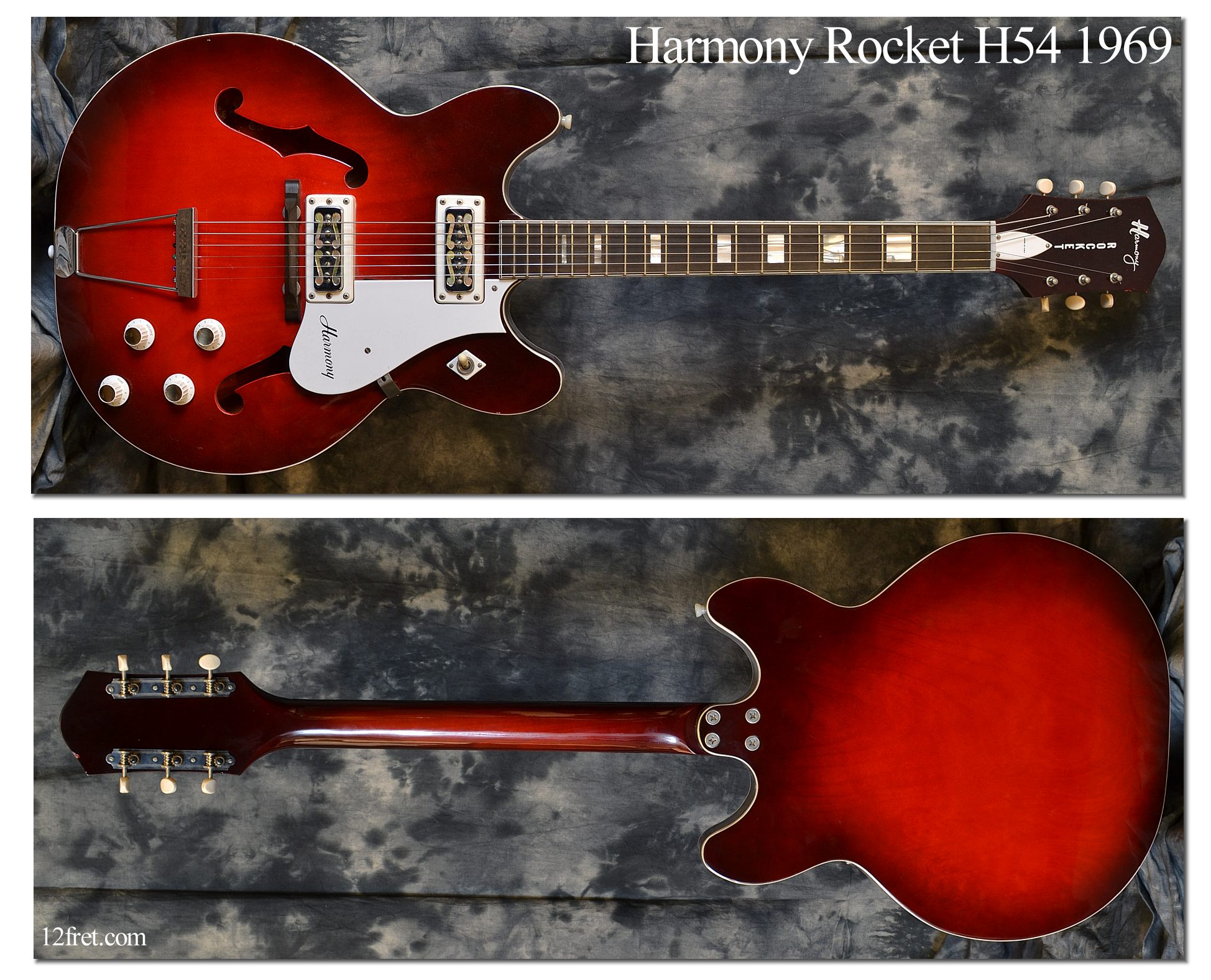 Harmony Rocket H54 1969 - archive.12fret.com